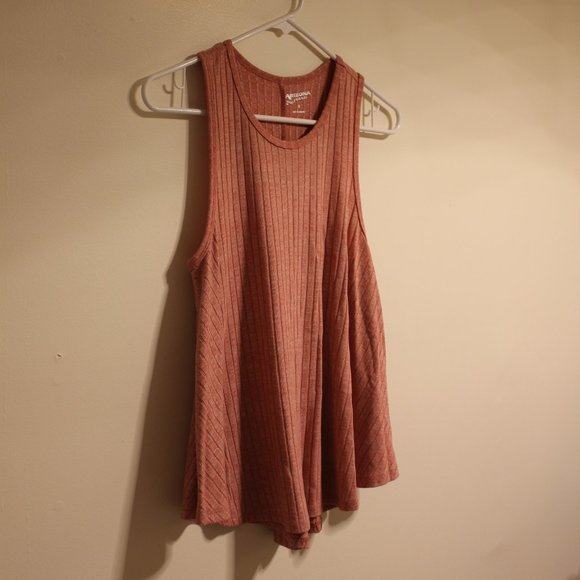 Arizona Jeans Dusty Pink Ribbed Tank Top - Picture 2 of 4